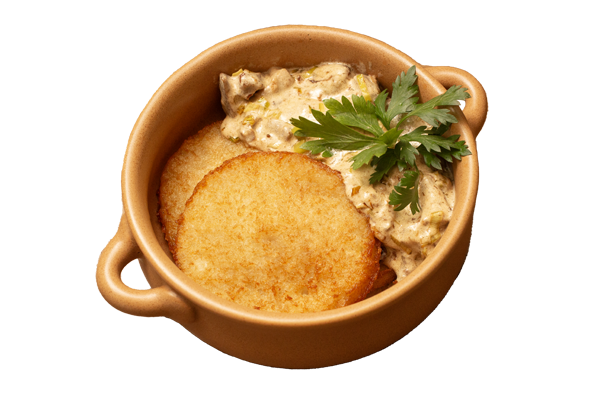 Драники по-бефстрогановски