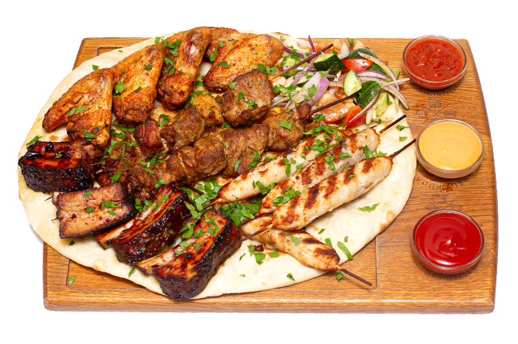 Мясная тарелка BBQ