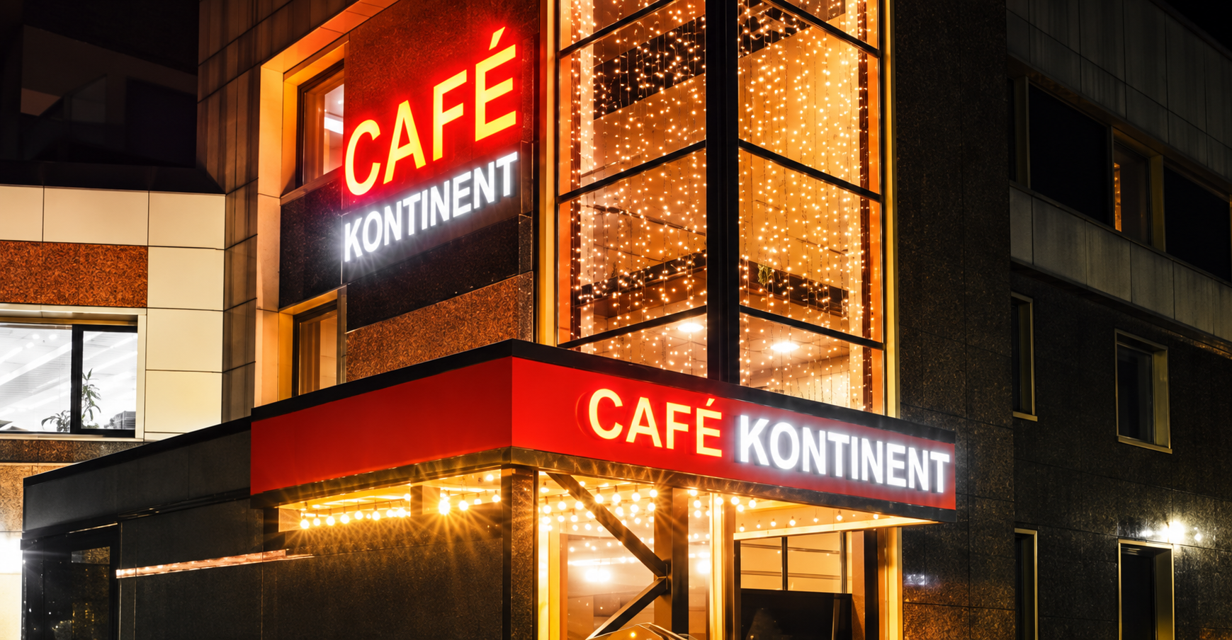 Вход в CAFÉ KONTINENT